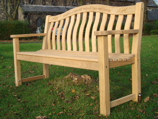 Turnberry 1.5m memorial bench - Rhiannon Laura Bill