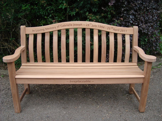 Turnberry 1.5m memorial bench - GABRIELLE JOSEPH