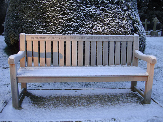 Britannia 1.8m memorial bench - Jenny Hale