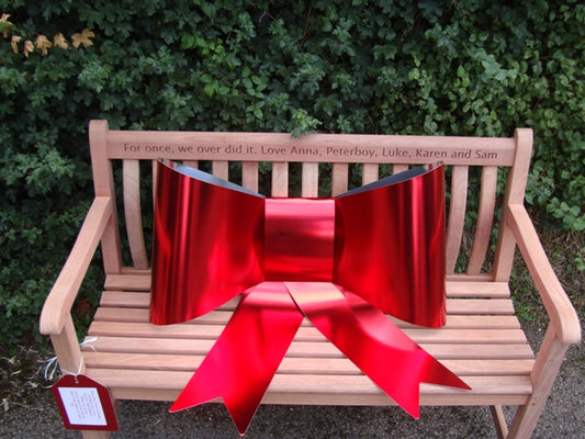 Broadfield 1.2m commemorative bench - FOR DAD