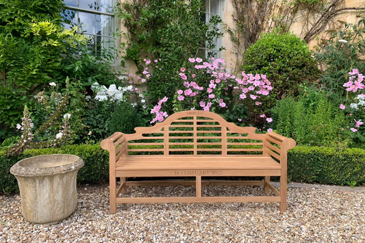 Lutyens Teak Memorial Bench 6ft