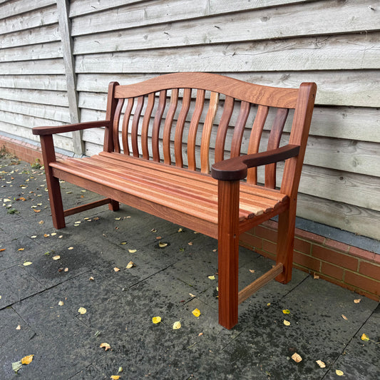 Turnberry Memorial Bench 5ft Mahogany (Eco)