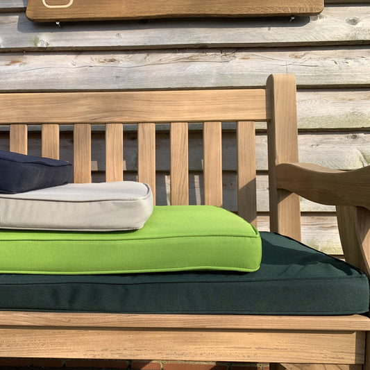 Kingdom Teak 120cm garden bench cushion (8cm thick)