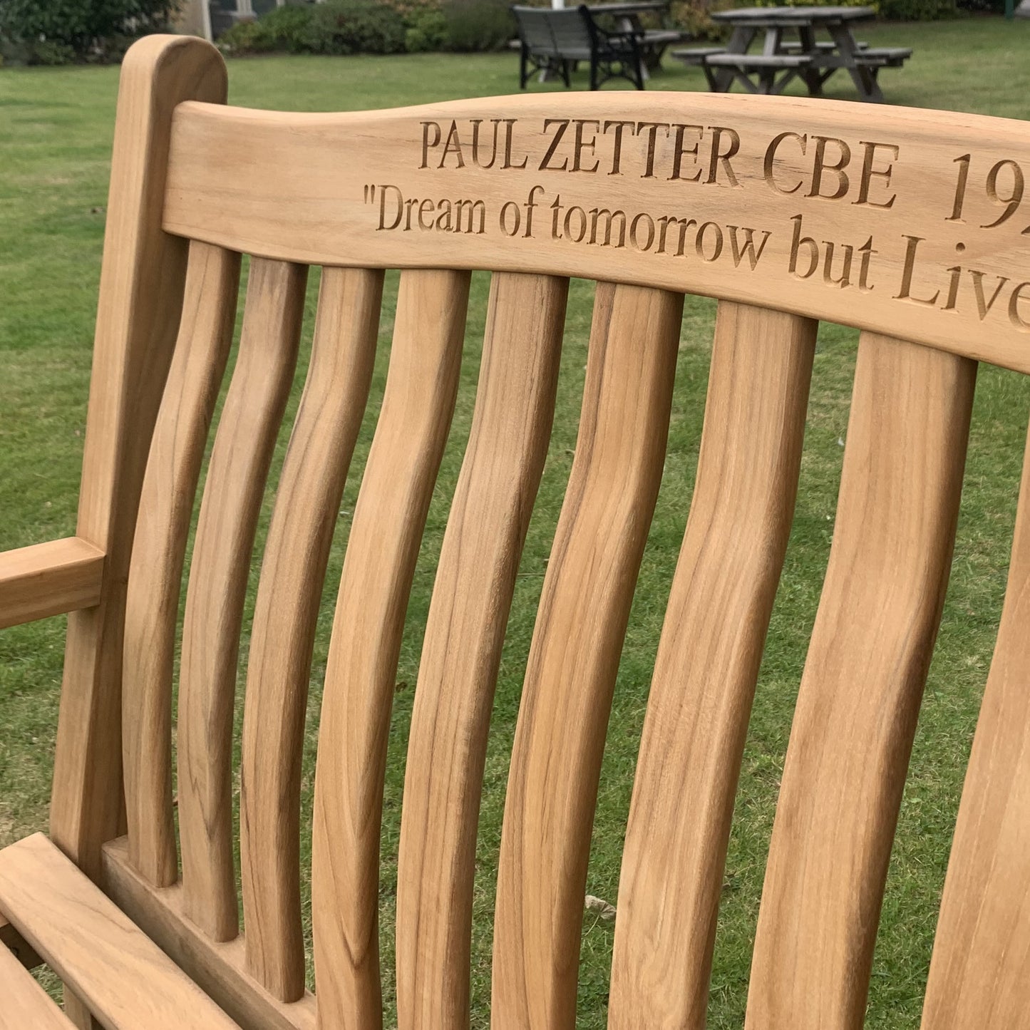 Oxford Memorial Bench 4ft Teak