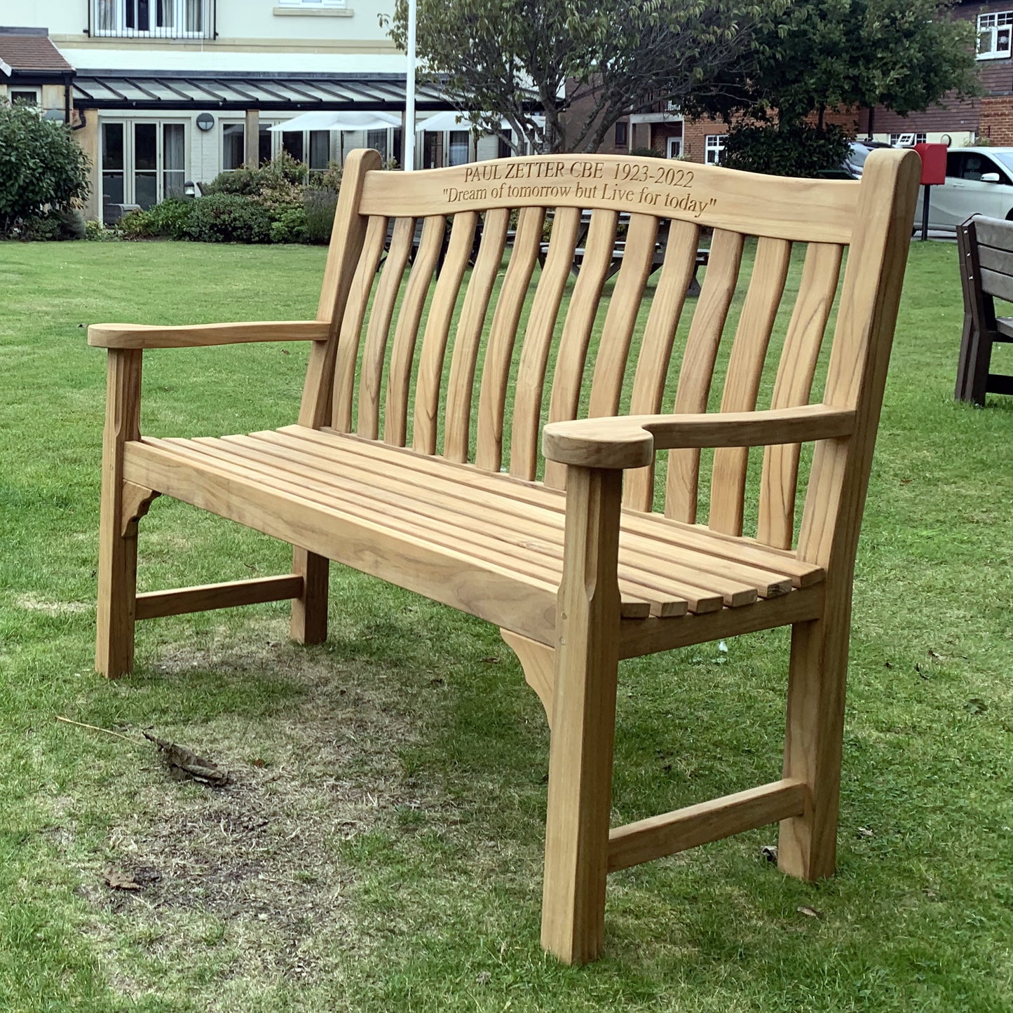 Oxford Memorial Bench 4ft Teak