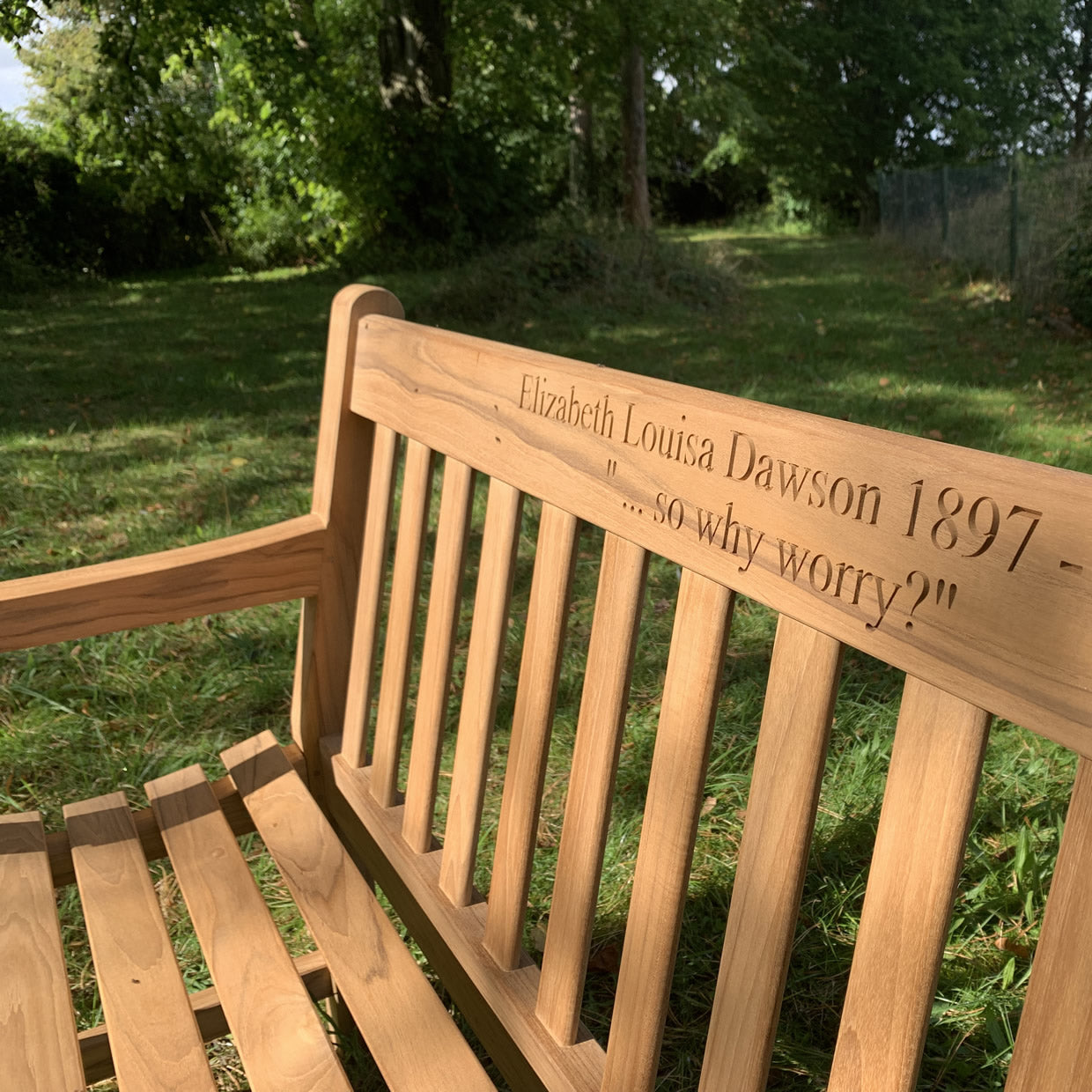 Rochester Memorial Bench 5ft Teak