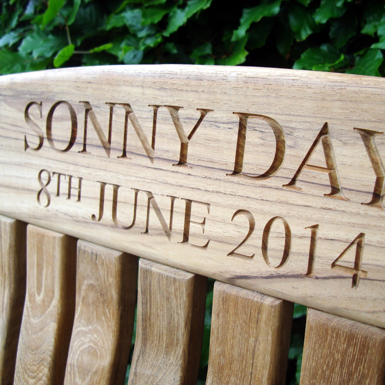 Windsor Memorial Bench 5ft Teak