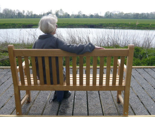 Hyde park 1.5m memorial bench - Mabel Stuart