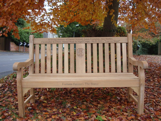 Kenilworth 1.5m memorial bench - Yorkshire Regiment