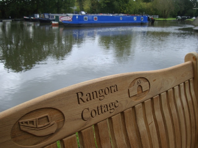Windsor 1.5m teak memorial bench - Rangora cottage