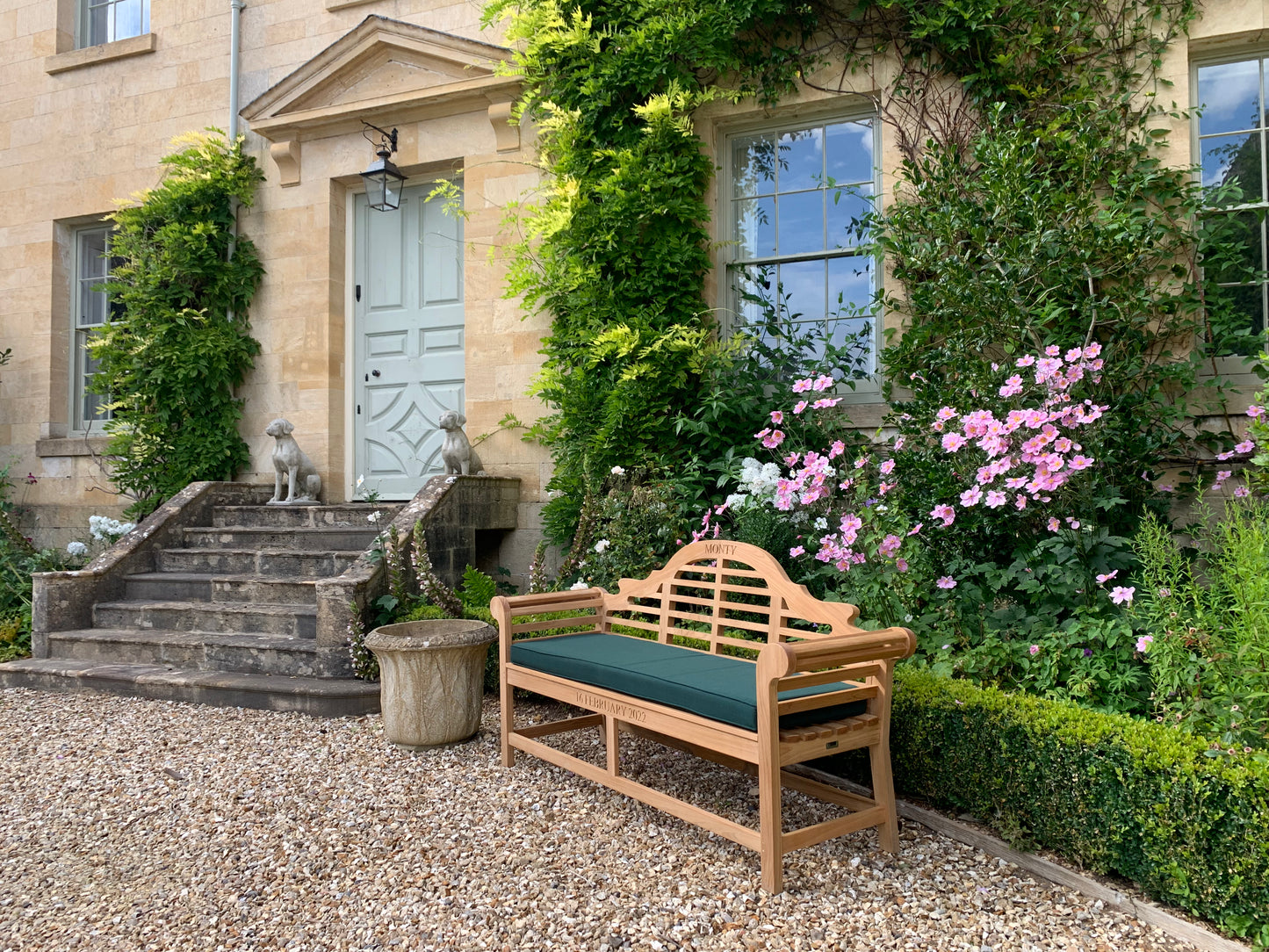 Lutyens Teak Memorial Bench 6ft