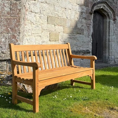 Chester Memorial Bench Teak 5ft