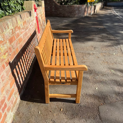 Chester Memorial Bench Teak 6ft