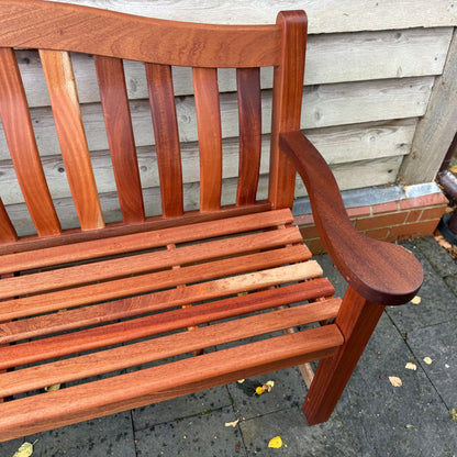 Turnberry Memorial Bench 5ft Mahogany (Eco)