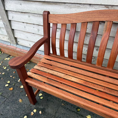 Turnberry Memorial Bench 5ft Mahogany (Eco)