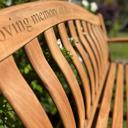 Turnberry Teak Memorial Bench 5ft