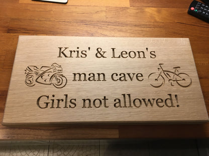 Letter carving to wood