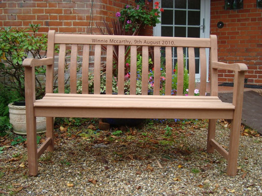 Broadfield Memorial Bench Mahogany 4ft