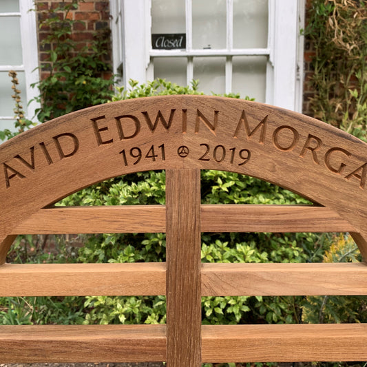 Letter carving to wood