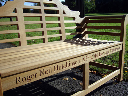 Lutyens Teak Memorial Bench 5ft