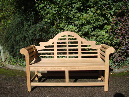 Lutyens Teak Memorial Bench 5ft