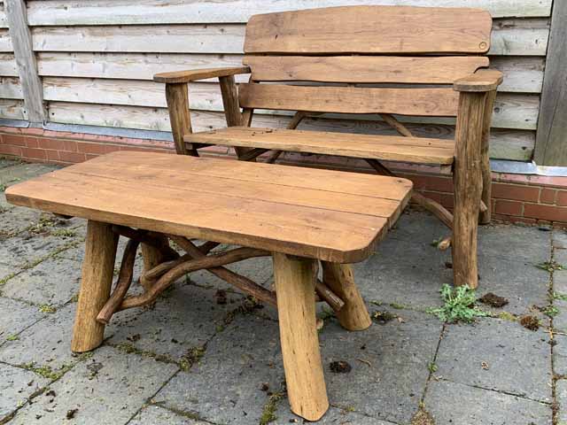 Rustic Oak Coffee Table