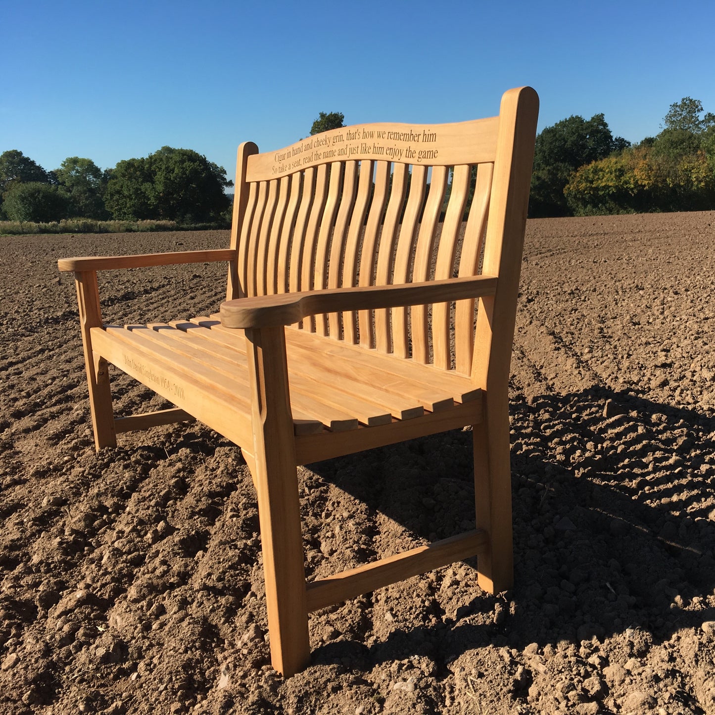 Oxford Memorial Bench 5ft Teak