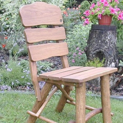Rustic Oak Memorial Chair