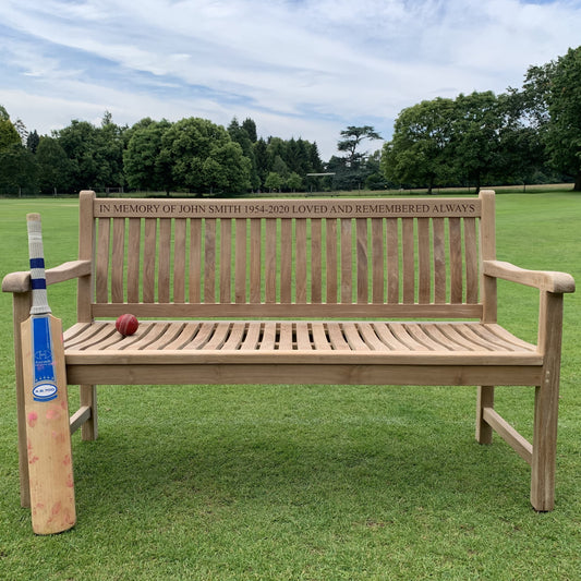 Scarborough Memorial Bench 5ft Teak