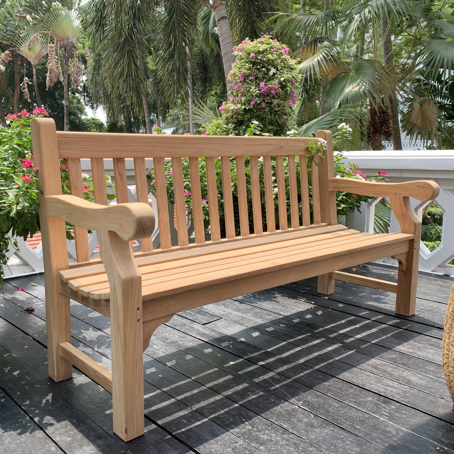 Winchester Memorial Bench 6ft Teak